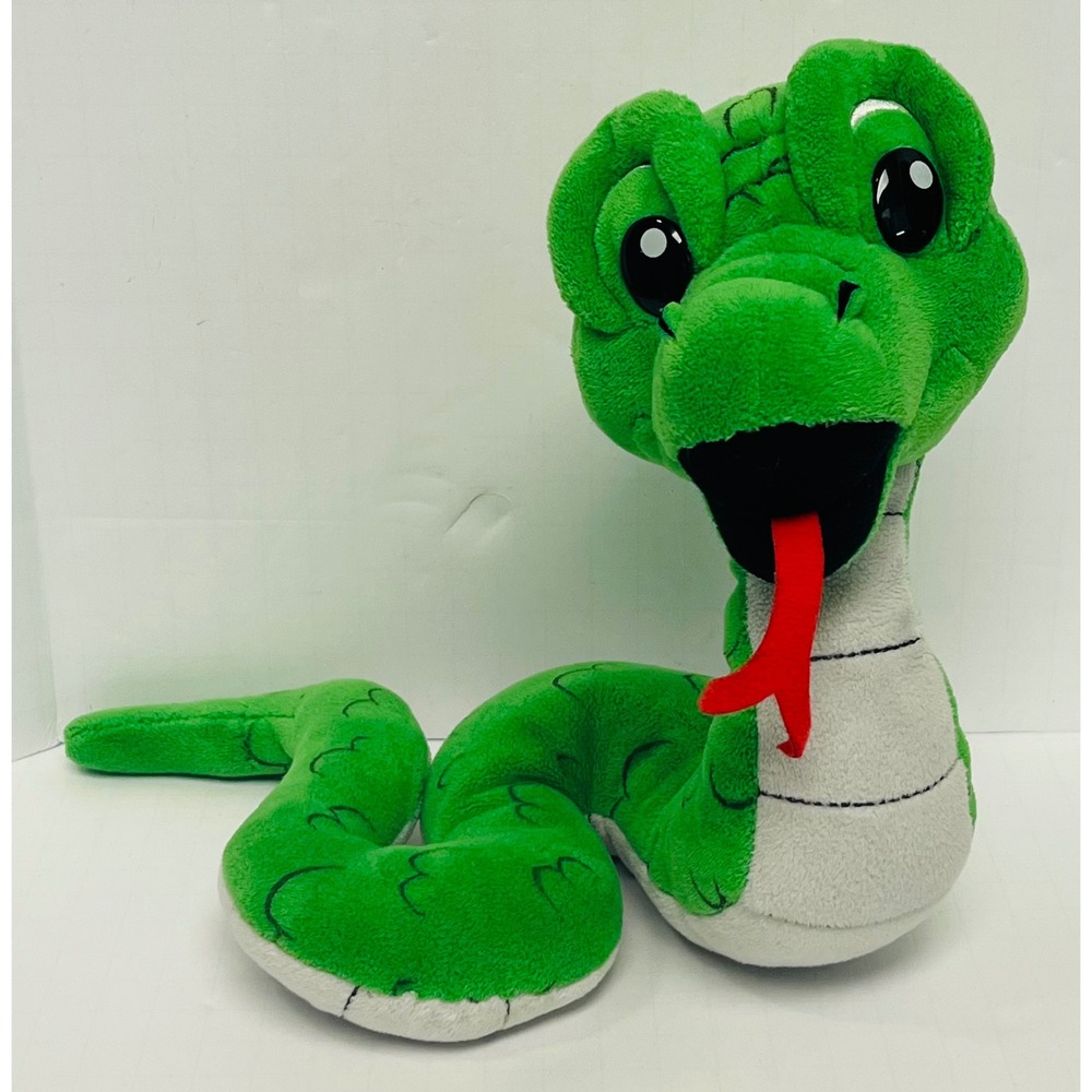 Universal Studios Harry Potter Slytherin Emblem Green Snake Plush 9" Mascot